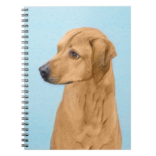 Rhodesian Ridgeback Painting - Original Dog Art Notizblock (Vorderseite)