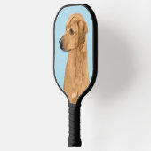 Rhodesian Ridgeback Painting - Original Dog Art Pickleball Schläger (Links)
