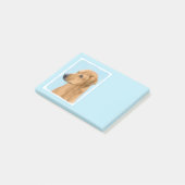 Rhodesian Ridgeback Painting - Original Dog Art Post-it Klebezettel (angewinkelt)