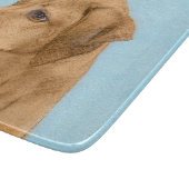 Rhodesian Ridgeback Painting - Original Dog Art Schneidebrett (Ecke)