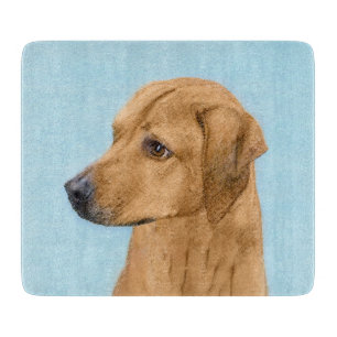 Rhodesian Ridgeback Painting - Original Dog Art Schneidebrett