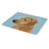 Rhodesian Ridgeback Painting - Original Dog Art Schneidebrett (Ecke)