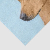 Rhodesian Ridgeback Painting - Original Dog Art Seidenpapier (Ausschnitt)