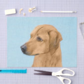 Rhodesian Ridgeback Painting - Original Dog Art Seidenpapier (Handwerk)