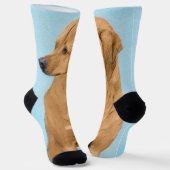 Rhodesian Ridgeback Painting - Original Dog Art Socken (Gewinkelt)