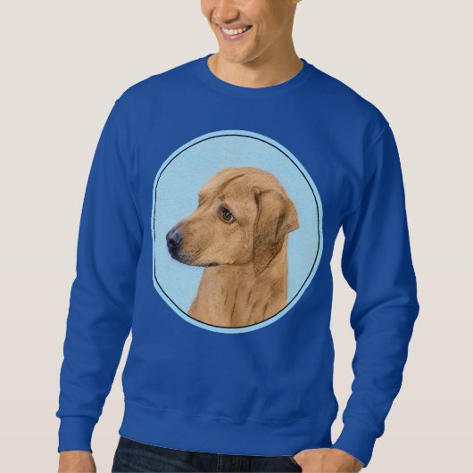 Rhodesian Ridgeback Painting - Original Dog Art Sweatshirt (Vorderseite)