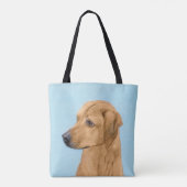 Rhodesian Ridgeback Painting - Original Dog Art Tasche (Rückseite)