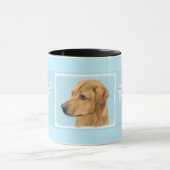 Rhodesian Ridgeback Painting - Original Dog Art Tasse (Zentrum)