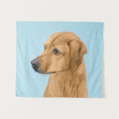 Rhodesian Ridgeback Painting - Original Dog Art Wandteppich (Vorderseite (Horizontal))