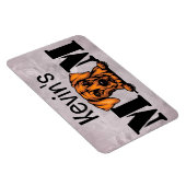 Rhodesian Ridgeback Peeking Personalisierte Mama Magnet (Rechte Seite)
