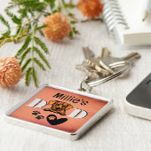 Rhodesian Ridgeback Personalisiert Peeking Schlüsselanhänger (Seite)