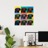 Rhodesian Ridgeback Pop-Art Poster (Heimbüro)