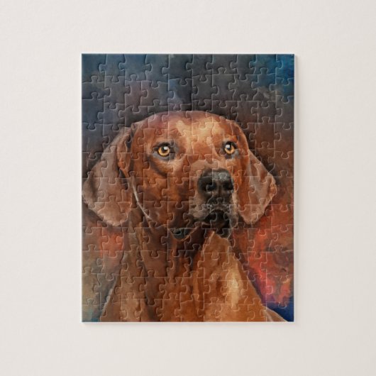 Rhodesian Ridgeback Porträt Puzzle (Vertikal)
