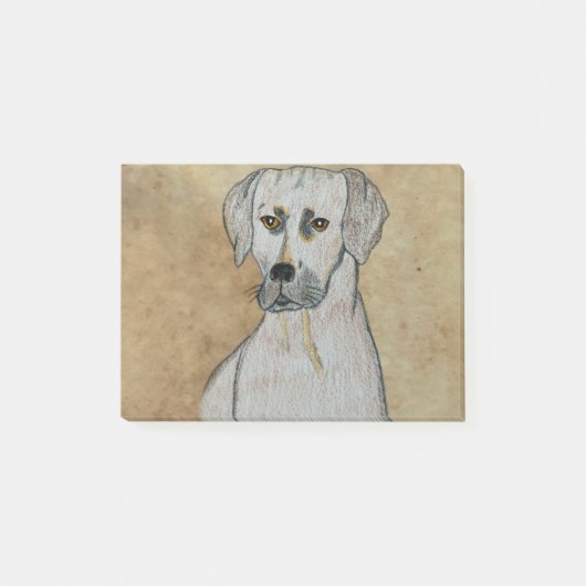 Rhodesian Ridgeback Post-it Klebezettel (Vorderseite)