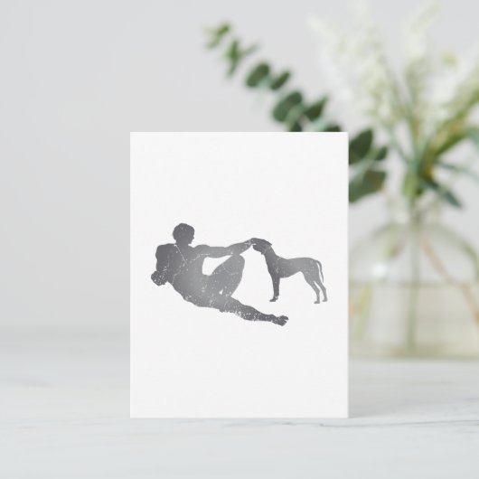 Rhodesian Ridgeback Postkarte (Stehend Vorderseite)