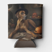 Rhodesian Ridgeback Pumpkins Halloween Beängstigen Dosenkühler (Vorderseite)