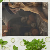 Rhodesian Ridgeback Pumpkins Halloween Beängstigen Geschirrtuch (Gefaltet)