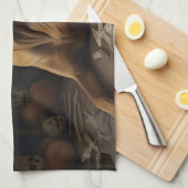 Rhodesian Ridgeback Pumpkins Halloween Beängstigen Geschirrtuch (Viertel Falte)