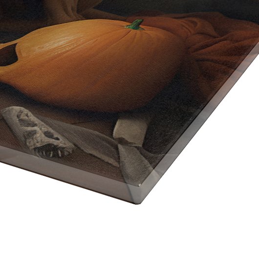 Rhodesian Ridgeback Pumpkins Halloween Beängstigen Schneidebrett (Ecke)