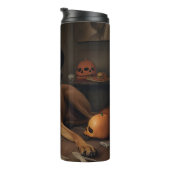 Rhodesian Ridgeback Pumpkins Halloween Beängstigen Thermosbecher (Nach rechts gedreht)