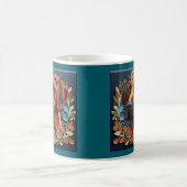 Rhodesian Ridgeback Quilling-Stil-Kunsttasse Kaffeetasse (Mittel)