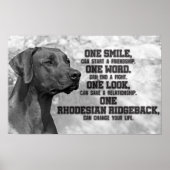 Rhodesian Ridgeback Quotes Poster (Vorne)