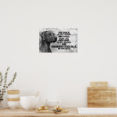 Rhodesian Ridgeback Quotes Poster (Küche)