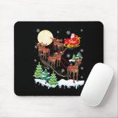 Rhodesian Ridgeback Rentier Christmas Dog Riding Mousepad (Mit Mouse)