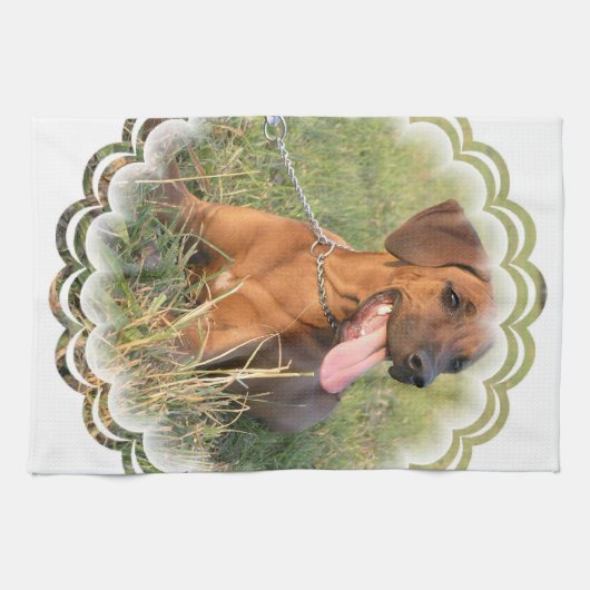 Rhodesian Ridgeback Rettungs-Geschirrtuch Küchentuch (Horizontal)