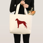 Rhodesian Ridgeback (rot) Jumbo Stoffbeutel (Vorderseite (Produkt))