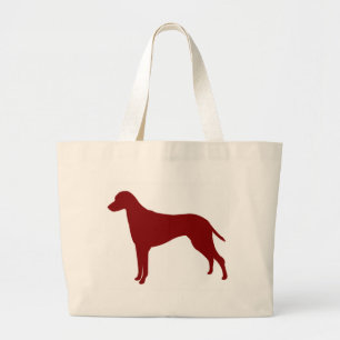 Rhodesian Ridgeback (rot) Jumbo Stoffbeutel