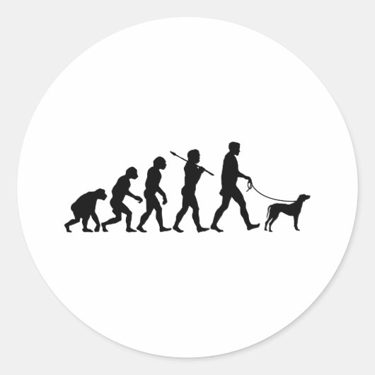 Rhodesian Ridgeback Runder Aufkleber (Vorderseite)