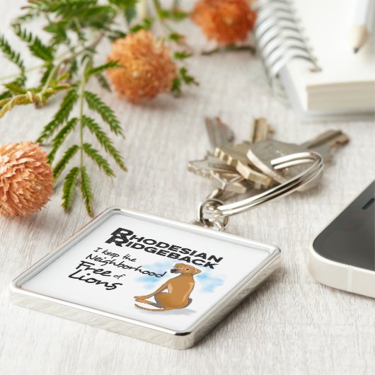 Rhodesian Ridgeback Schlüsselanhänger (Seite)