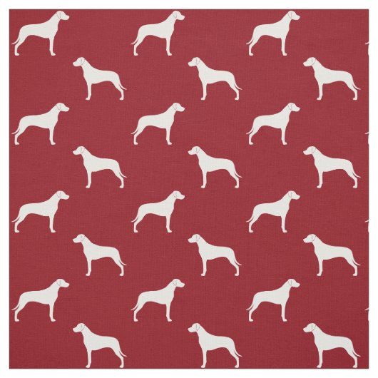 Rhodesian Ridgeback Silhouette-Muster Stoff (Muster)