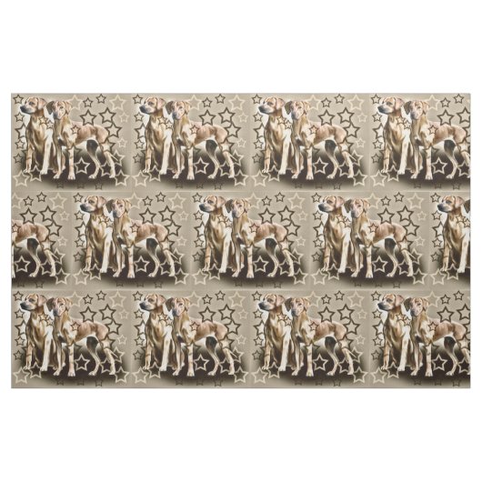 Rhodesian Ridgeback Star Fabric Stoff (Fat Quarter (45,7 x 55,9 cm))
