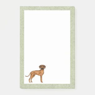 Rhodesian Ridgeback Süßer Afrikanischer Löwenhund  Post-it Klebezettel