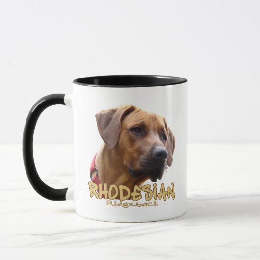 Rhodesian Ridgeback Tasse (Links)