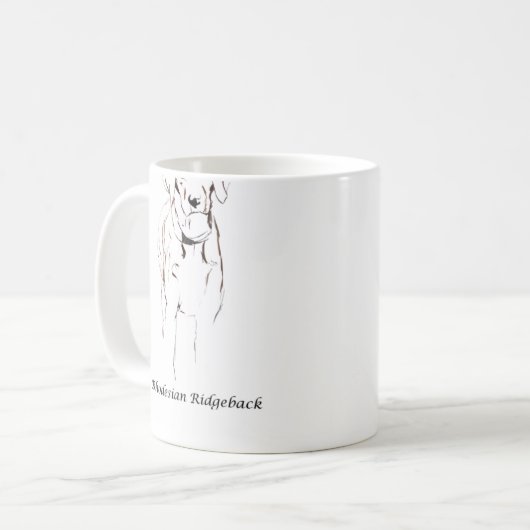 Rhodesian Ridgeback Tasse (Vorderseite Links)