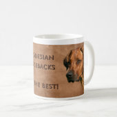 Rhodesian Ridgeback Tasse (VorderseiteRechts)