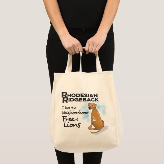 Rhodesian Ridgeback Tote Bag Tragetasche (Vorderseite (Produkt))