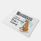Rhodesian ridgeback Türmatte (Schrägansicht)