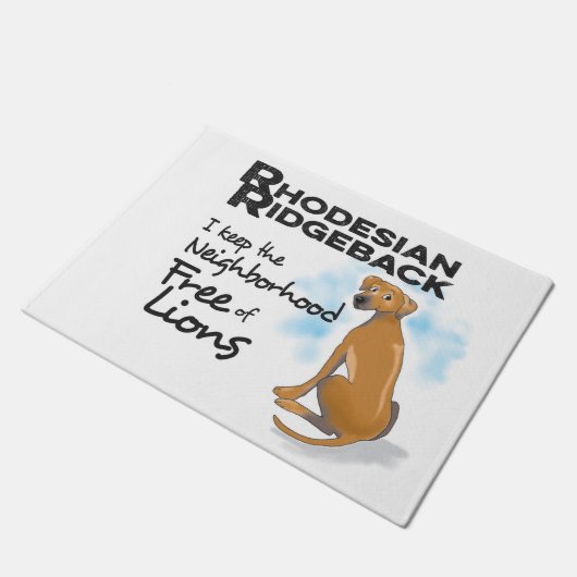 Rhodesian ridgeback Türmatte (Schrägansicht)