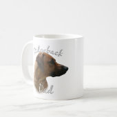 Rhodesian Ridgeback Vater 2 Kaffeetasse (Vorderseite Links)