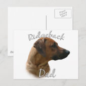 Rhodesian Ridgeback Vater 2 Postkarte (Vorne/Hinten)