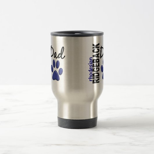 Rhodesian Ridgeback Vater 2 Reisebecher (Mittel)