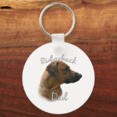 Rhodesian Ridgeback Vater 2 Schlüsselanhänger (Vorderseite)