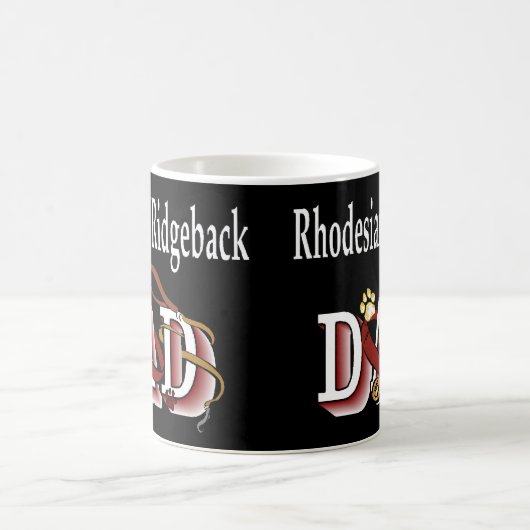 Rhodesian Ridgeback Vater Geschenke Verwandlungstasse (Mittel)