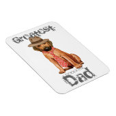Rhodesian Ridgeback Vater Magnet (Rechte Seite)