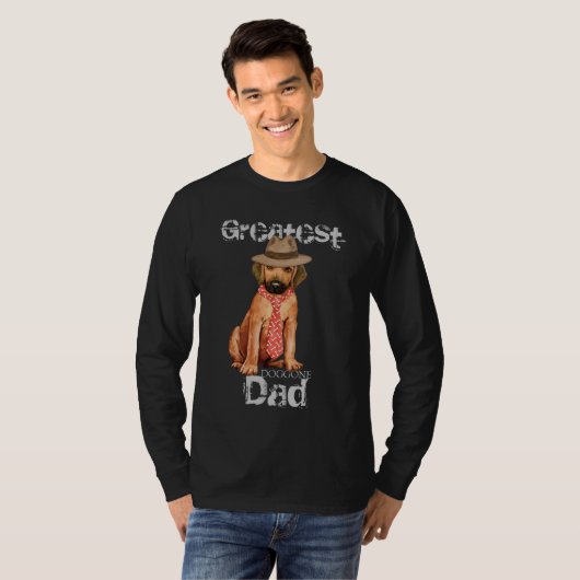 Rhodesian Ridgeback Vater T-Shirt (Vorne ganz)