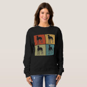 Rhodesian Ridgeback Vintage 4 Sweatshirt (Vorne ganz)